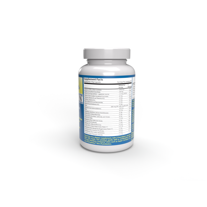 Chicago Nutrition Company Foundation Multi-Vitamin & Minerals 180 Veg Capsules