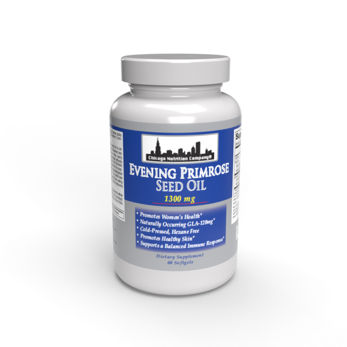 Chicago Nutrition Company Evening Primrose Seed Oil -  1300mg - 60ct