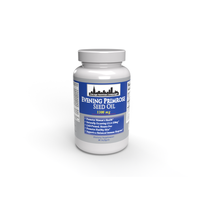 Chicago Nutrition Company Evening Primrose Seed Oil -  1300mg - 60ct