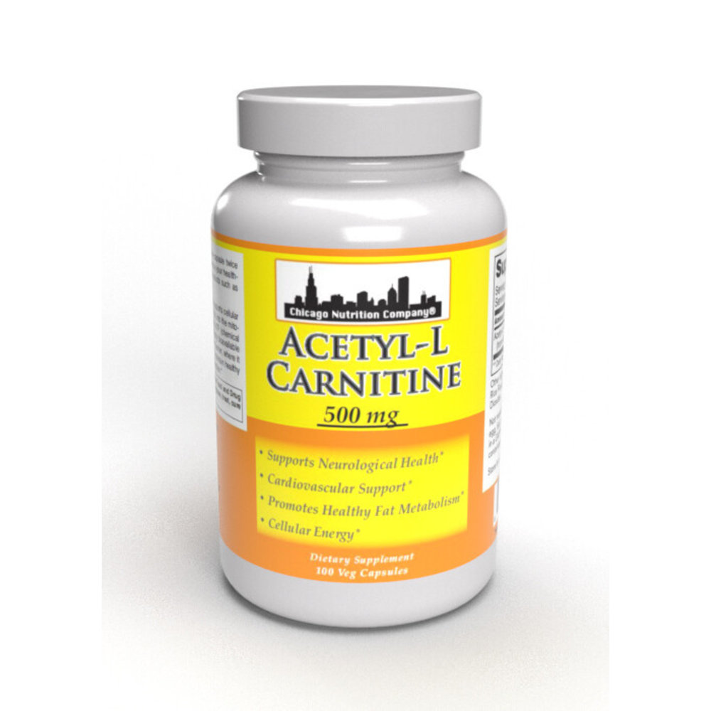 Acetyl LCarnitine 500mg 100ct HealthKick Nutrition™ Official Site