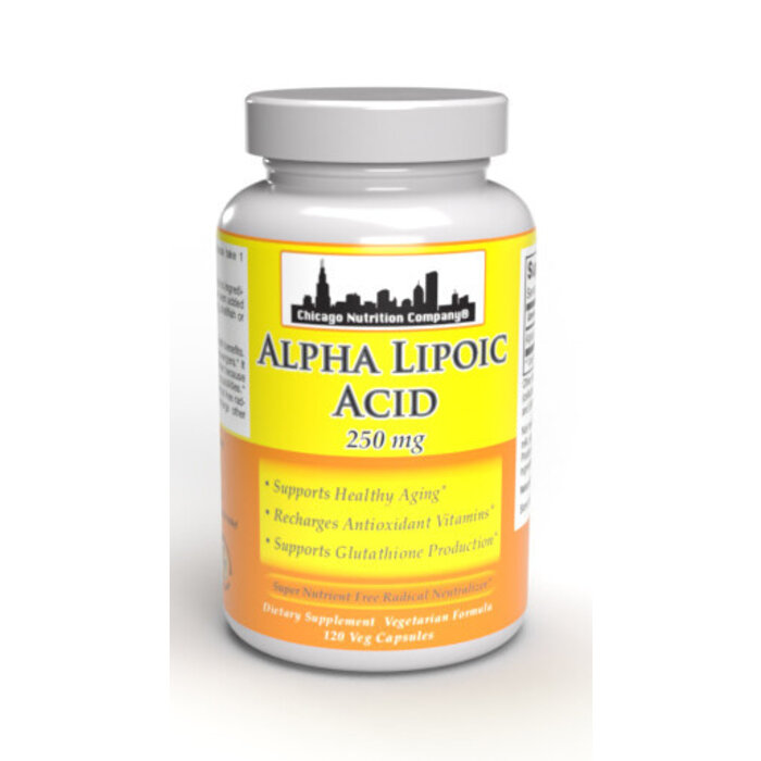 Chicago Nutrition Company Alpha Lipoic Acid - 250mg - 120 Vegetarian Capsules