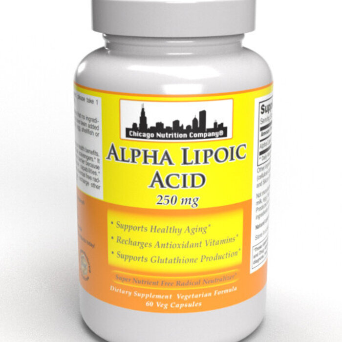 Chicago Nutrition Company Alpha Lipoic Acid - 250mg - 60 Vegetarian Capsules