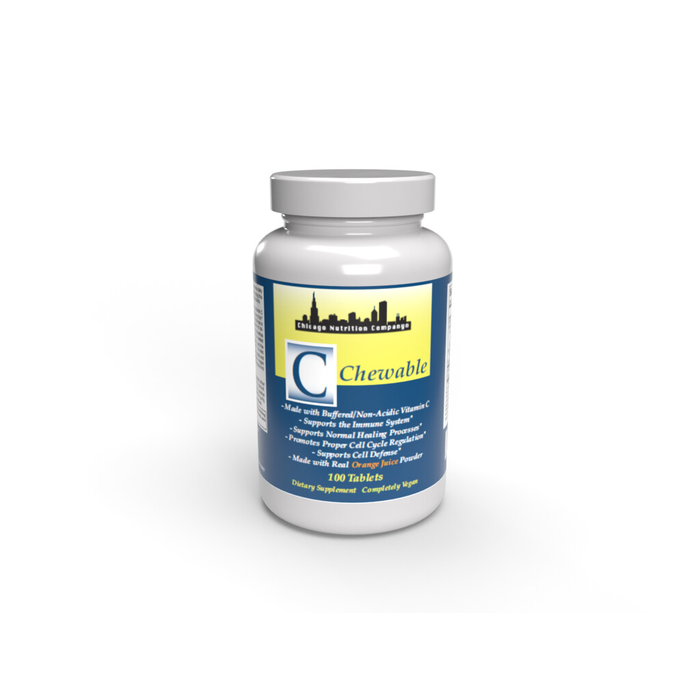 Chicago Nutrition Company C - Chewable 500mg - Orange 100 Tablets