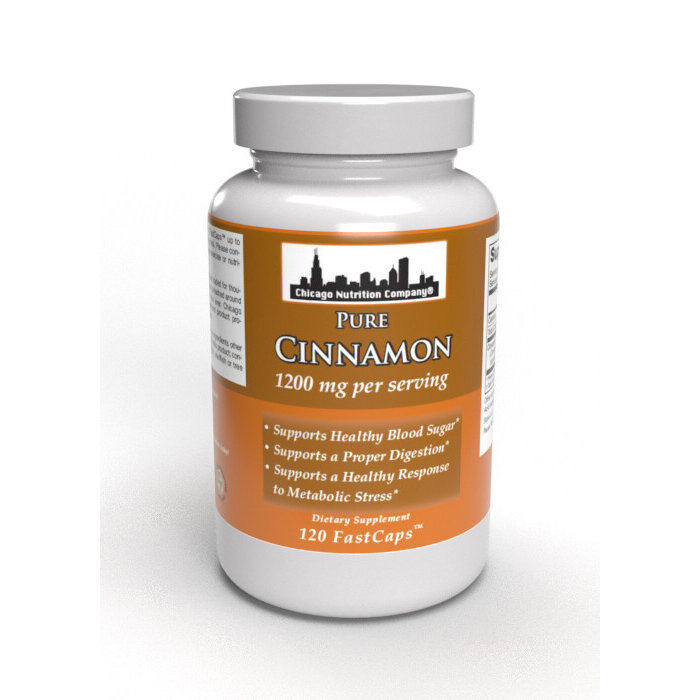 Chicago Nutrition Company Pure Cinnamon - 1200mg - 120 FastCaps