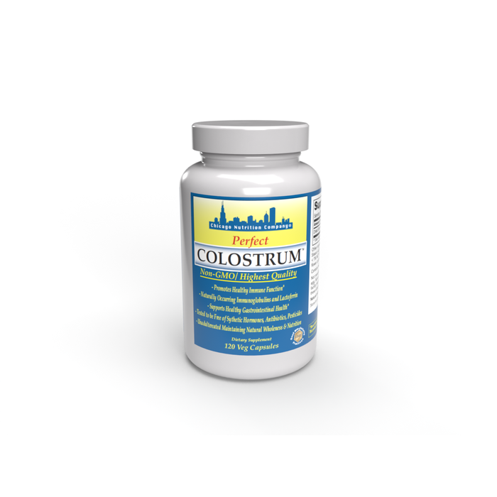 Chicago Nutrition Company Perfect Colostrum -500mg -  120 Vegetarian Capsules