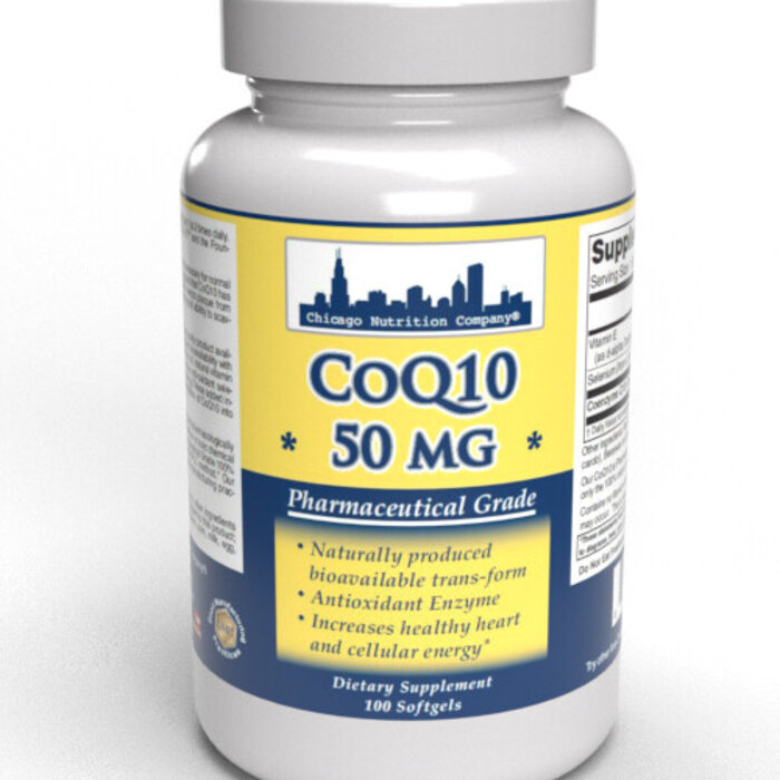 Chicago Nutrition Company CoQ10 - 50mg - 100Softgels