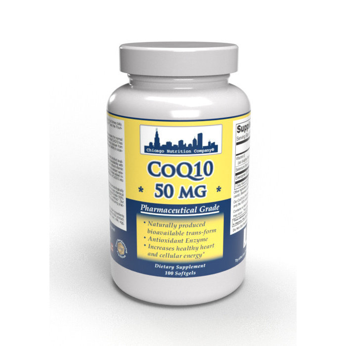 Chicago Nutrition Company CoQ10 - 50mg - 100Softgels