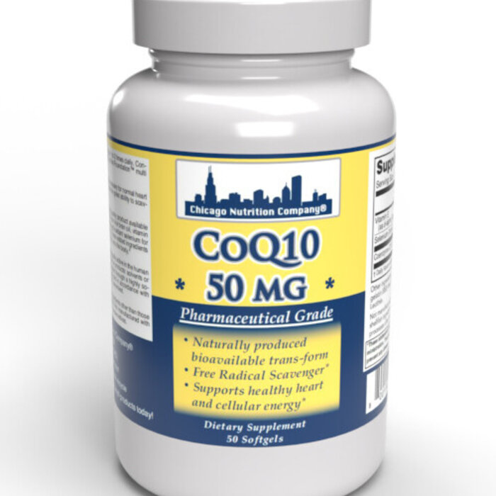 Chicago Nutrition Company CoQ10 - 50mg - 50ct