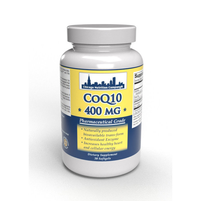 Chicago Nutrition Company COQ10 - 400mg - 30 Softgels