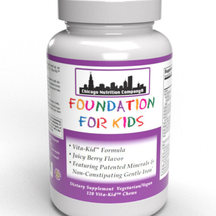 Chicago Nutrition Company Foundation for Kids - Berry - 120 Vita-Kid Chews