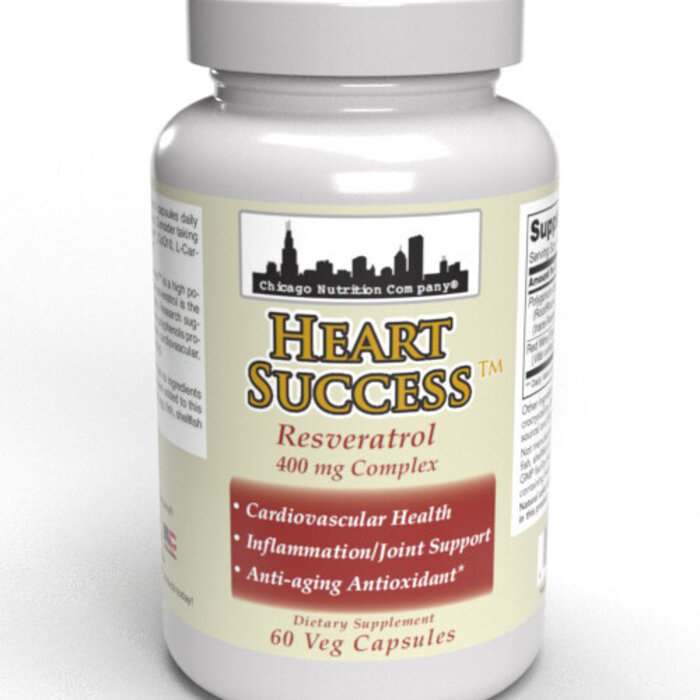 Chicago Nutrition Company Heart Success - 400mg Complex - 60 Vegetarian Capsules