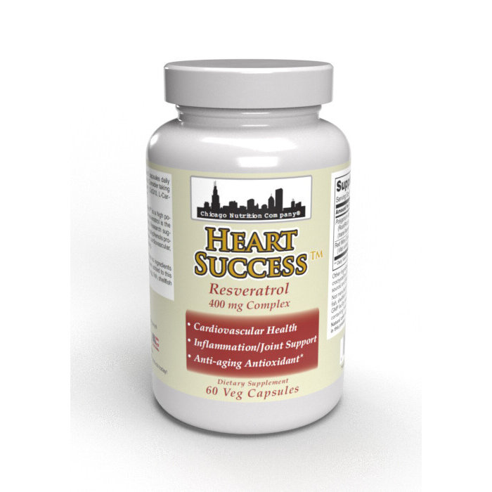 Chicago Nutrition Company Heart Success - 400mg Complex - 60 Vegetarian Capsules
