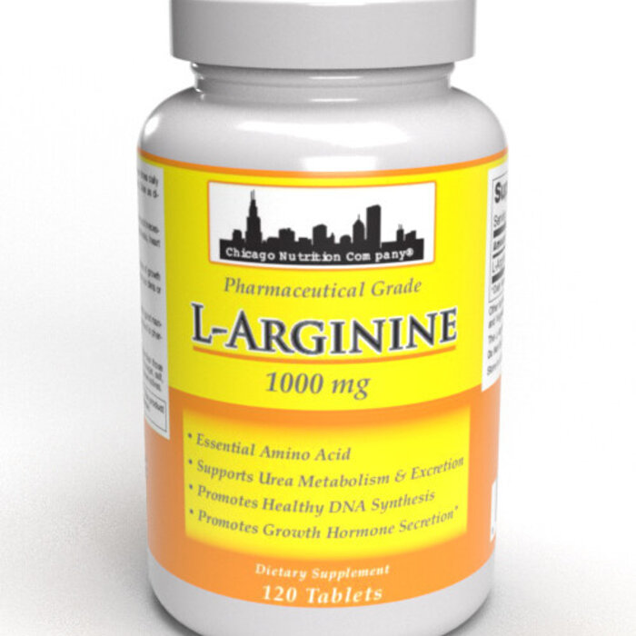 Chicago Nutrition Company L-Arginine - 1000mg - 120 Tablets