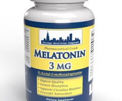 Chicago Nutrition Company Melatonin - 3mg - 60 Vegetarian Capsules