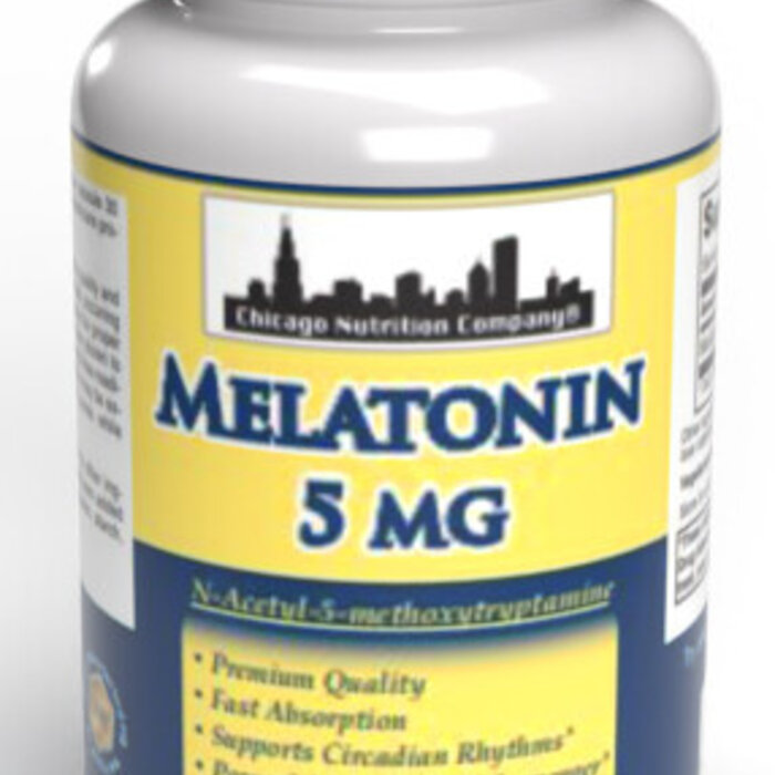 Chicago Nutrition Company Melatonin - 5mg - 60 Vegetarian Capsules