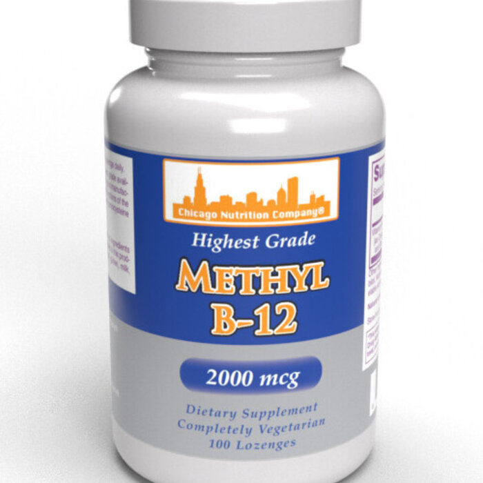 Chicago Nutrition Company Methyl B-12 - 2,000 mcg - 100 Lozenges