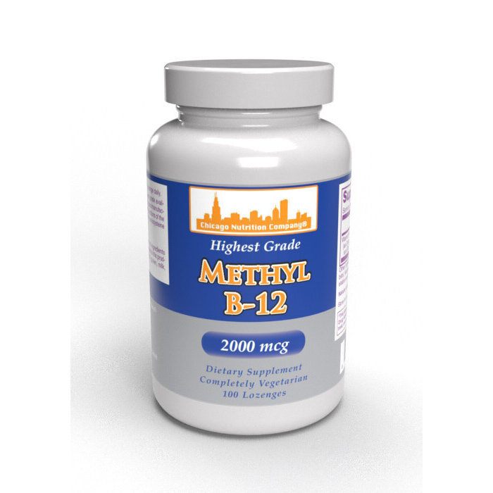 Chicago Nutrition Company Methyl B-12 - 2,000 mcg - 100 Lozenges