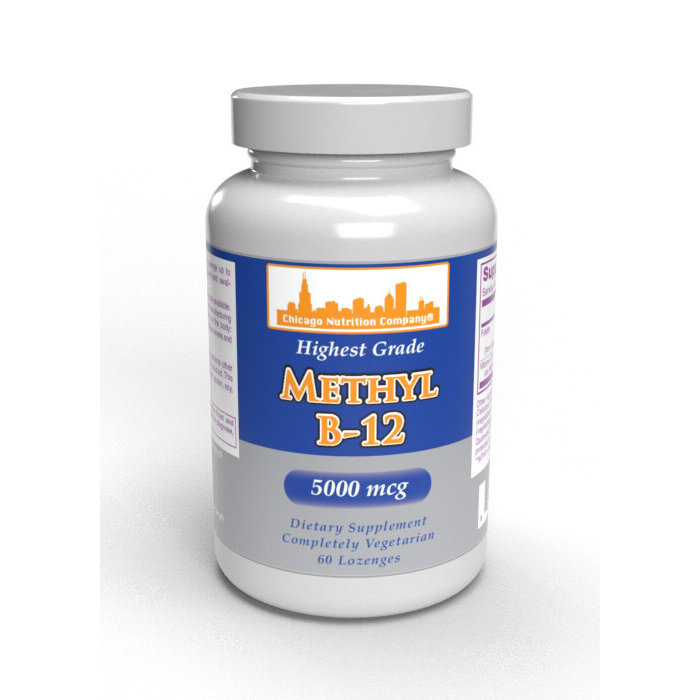 Chicago Nutrition Company Methyl B-12 - 5,000 mcg - 60 Lozenges