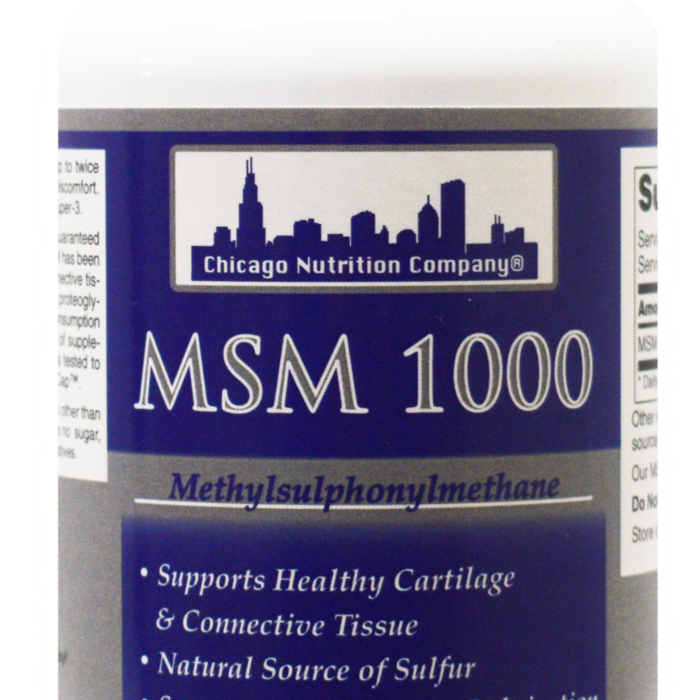 Chicago Nutrition Company MSM 1000 - 120 Vegetarian Capsules