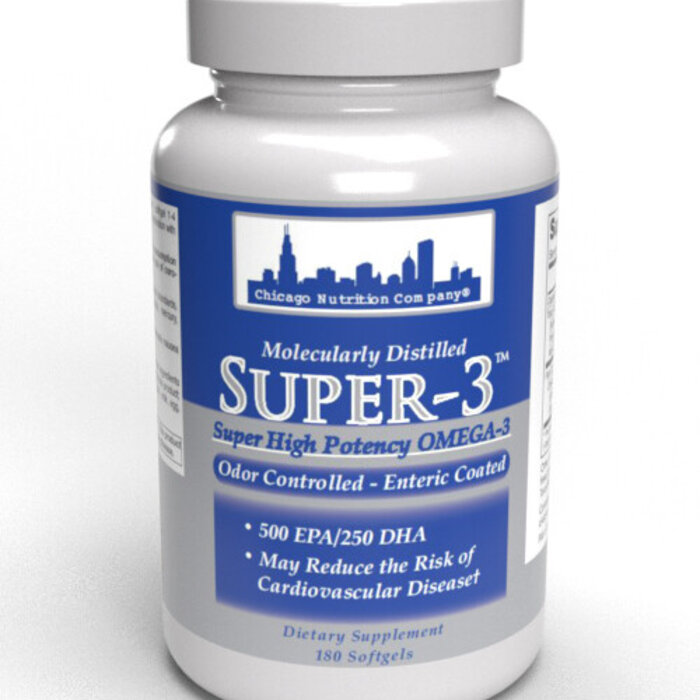 Chicago Nutrition Company Super-3  - 180 Soft Gels