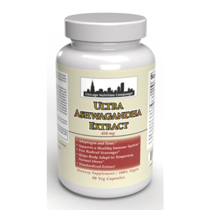 Chicago Nutrition Company Ultra Ashwagandha Extract - 450mg - 90 Vegetarian Capsules