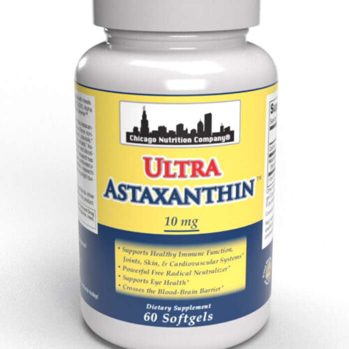Chicago Nutrition Company Ultra Astaxanthin - 10mg -60 Soft Gels