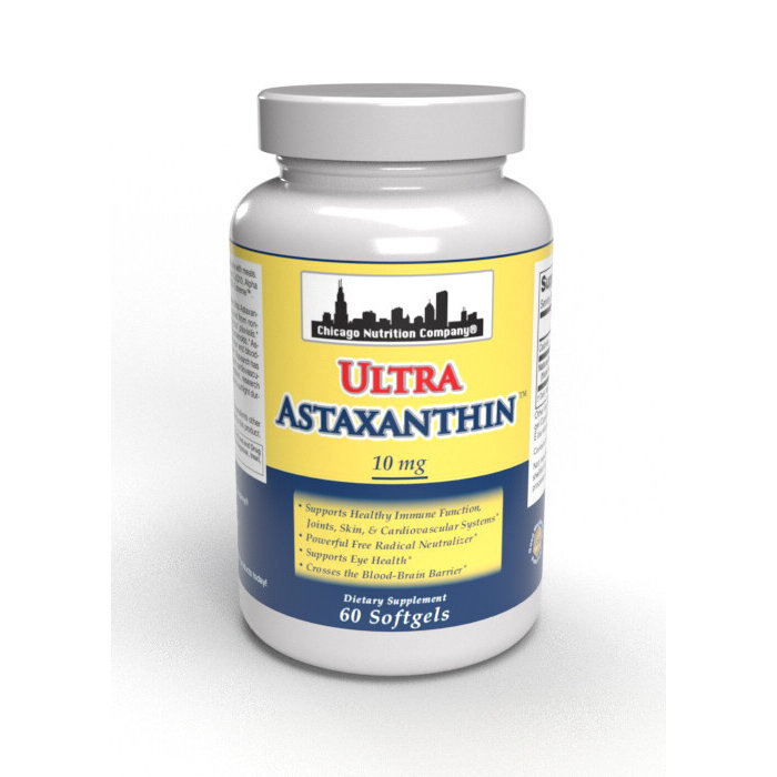 Chicago Nutrition Company Ultra Astaxanthin - 10mg -60 Soft Gels