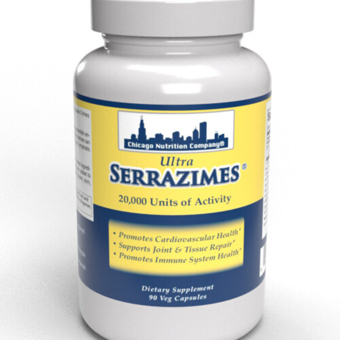 Chicago Nutrition Company Ultra Serazymes - 20,000 Units - 90 Vegetarian Capsules