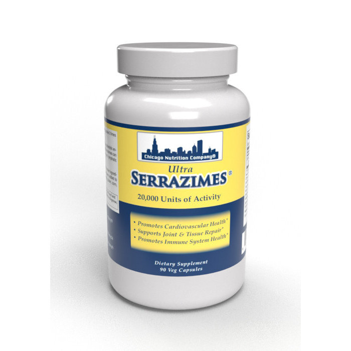 Chicago Nutrition Company Ultra Serazymes - 20,000 Units - 90 Vegetarian Capsules