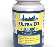 Chicago Nutrition Company Ultra Vitamin D3 - 10,000 IU - 120 SoftGels