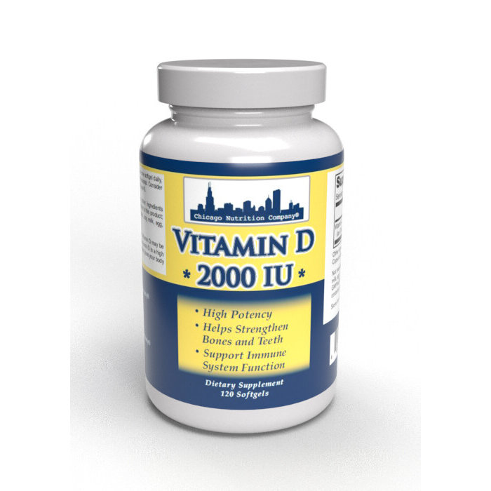 Chicago Nutrition Company Vitamin D - 2,000 IU - 120 SoftGels