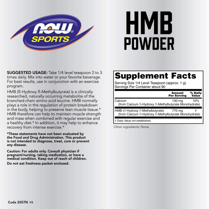 NOW FOODS NOW Foods HMB Powder - 3.2 oz