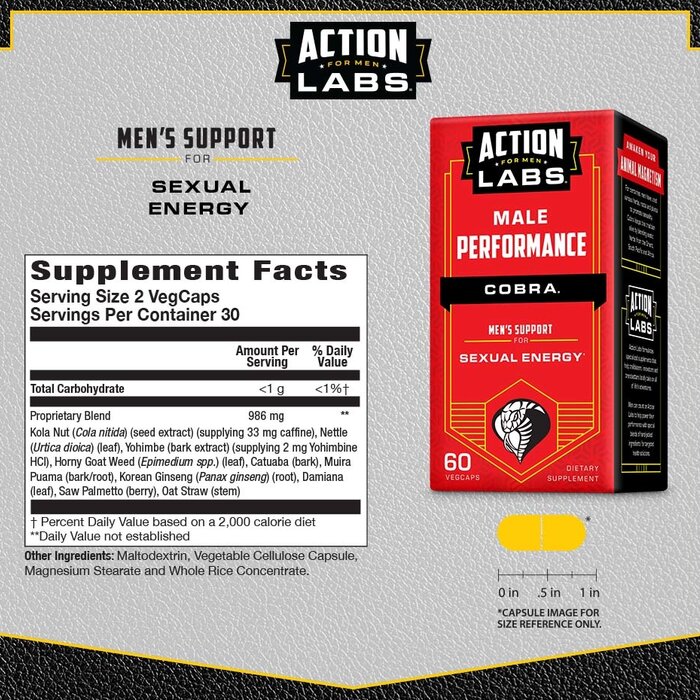 Action Labs Cobra 60 capsules