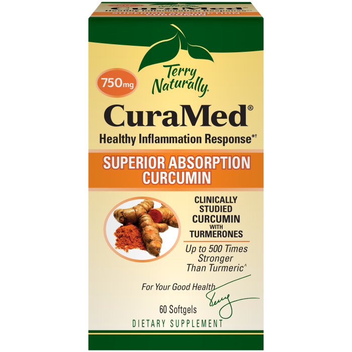 Terry Naturally Terry Naturally CuraMed 750 mg - 60 Softgels