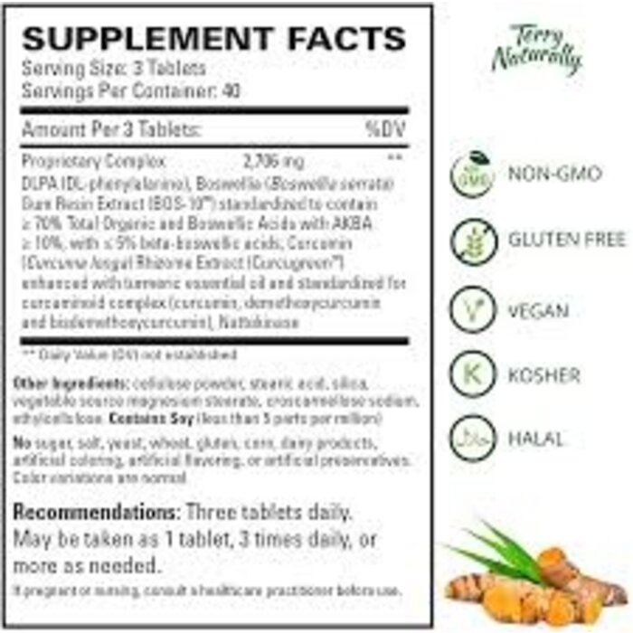 Terry Naturally Curamin Extra Strength-60 tabs