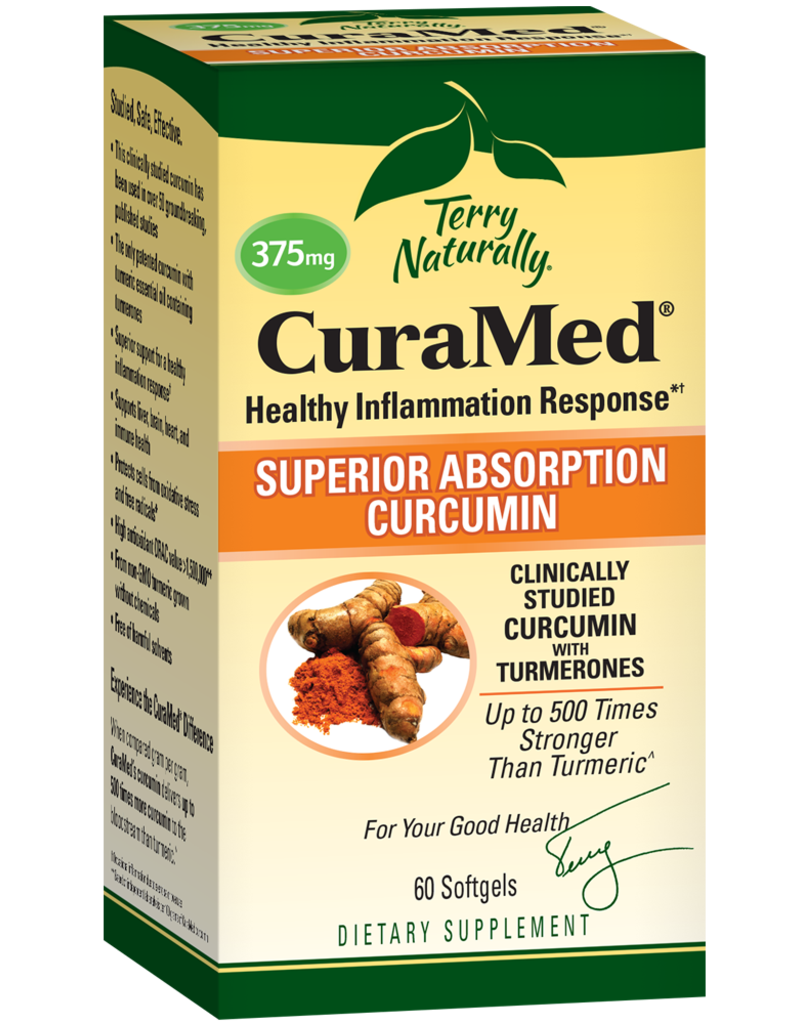 Terry Naturally Terry Naturally CuraMed 375 mg - 60 Softgels