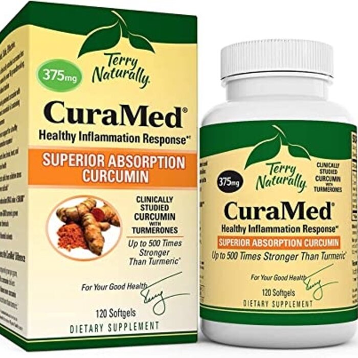 Terry Naturally Terry Naturally CuraMed 375 mg - 120 Softgels