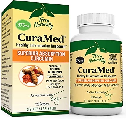 Terry Naturally Terry Naturally CuraMed 375 mg - 120 Softgels