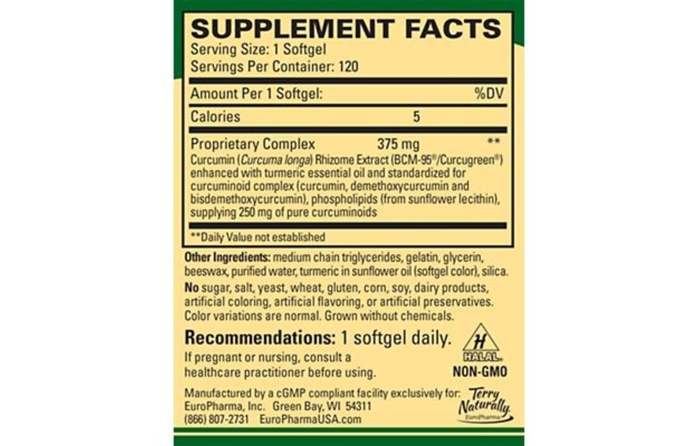 CuraMed 375mg 120 gels