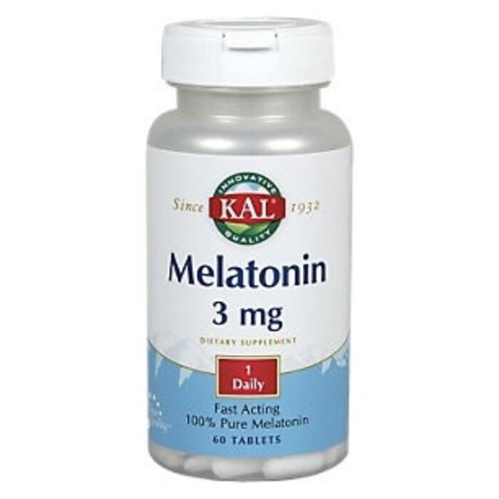 KAL Melatonin 3mg- 60 tablets