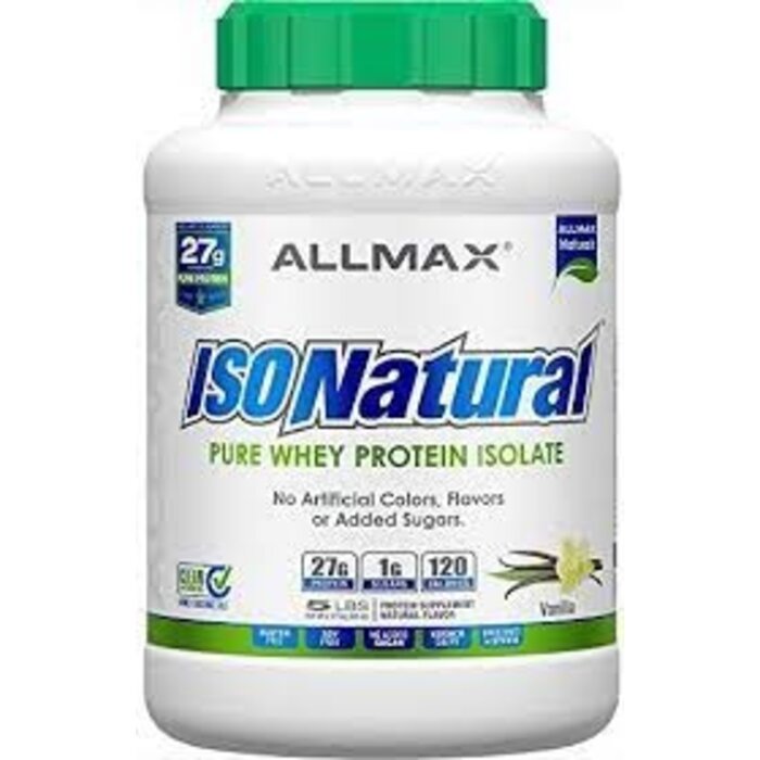 Allmax Isonatural 5lb Vanilla