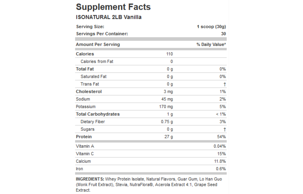 IsoNatural-2lb Chocolate