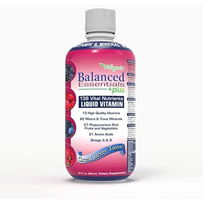 Wellgenix Balanced Essentials Liquid Vitamin 32 ounces