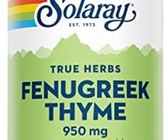 Solaray Fenugreek & Thyme 475mg 100 capsules