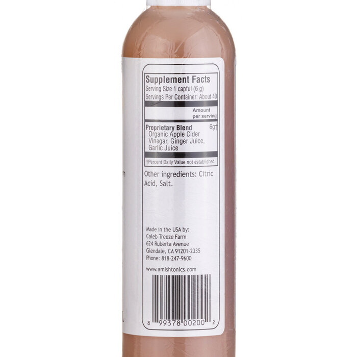 Caleb Treeze Organic Farm Old Amish Muscle Tonic 8 oz