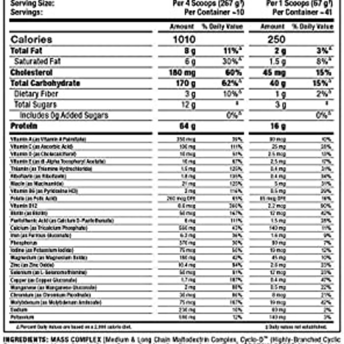 Allmax Quick Mass- Chocolate Peanut Butter 6 lb