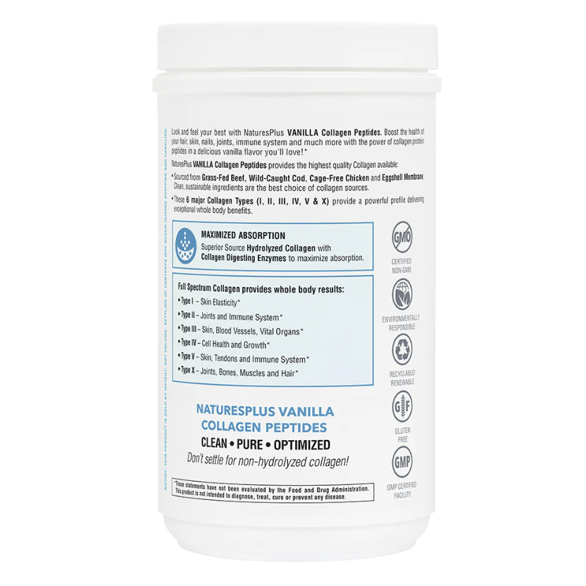Nature's Plus NaturesPlus Collagen Peptides - Vanilla, 364 g