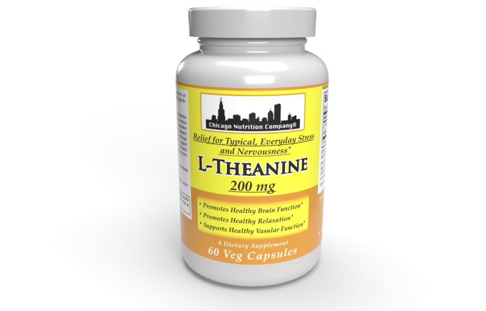 L-Theanine - 200mg - 60 Vegetarian Capsules
