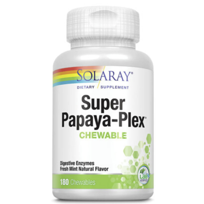 Solaray Super Papaya-Plex 180 chewables