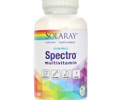 Solaray Spectro Iron Free 360 Capsules